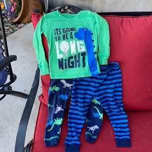 Toddler pajama set. One shirt two pants.